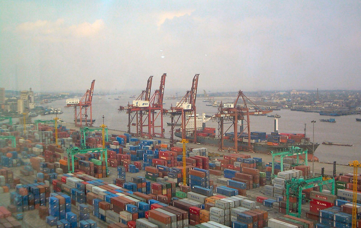 上海港の写真